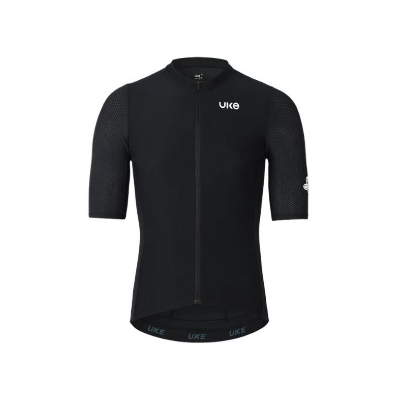 UKE RC200 Men's Short Sleeves Jersey Black At CYKL GARAGE
